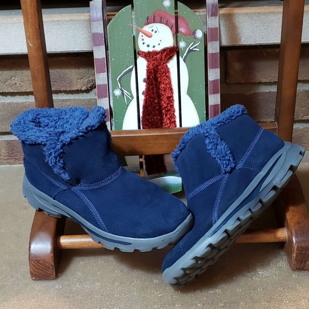 EUC Sketcher's Blue Lightweight Ankle Boots